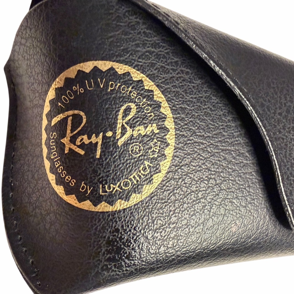 Ray-Ban Sunglasses & Black Leather Velvet Lined Case - Picture 7 of 15